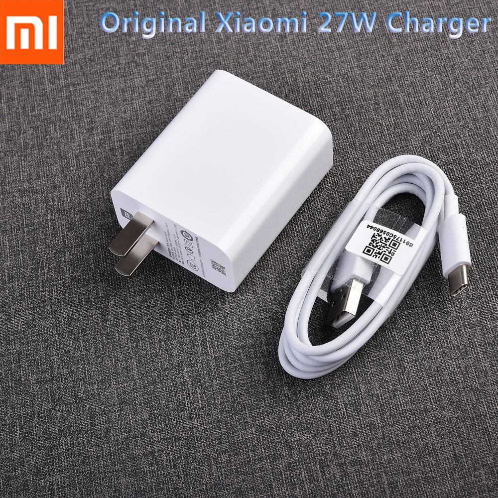 Быстрое зарядное устройство Xiaomi 27 Вт оригинальный QC 4 0 адаптер турбо-зарядки 100 см