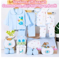 newborn clothes newborn baby18 pic withoutt box set autumn and winterpure cotton full moon baby gift supplies baby clothes xb02