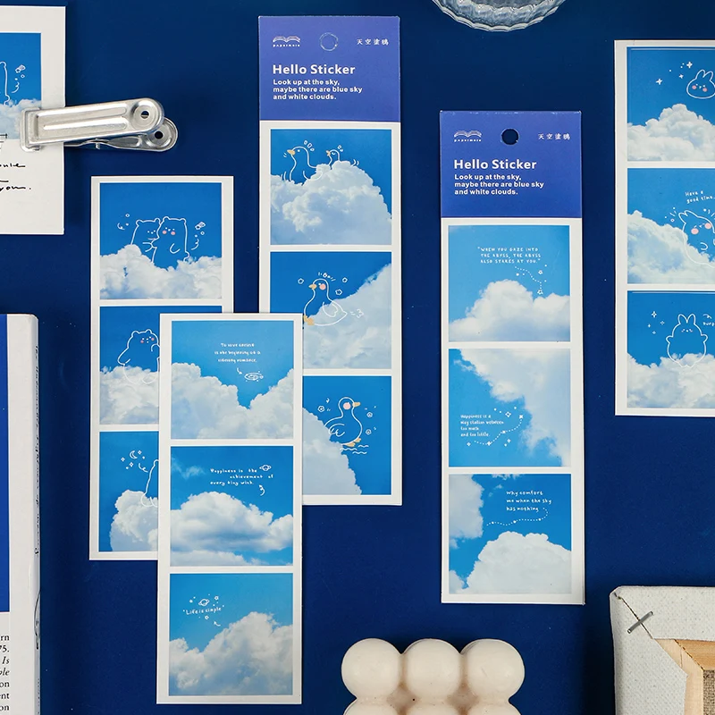 VanYi 3 шт./пакет декоративные наклейки для скутера дневника неба граффити