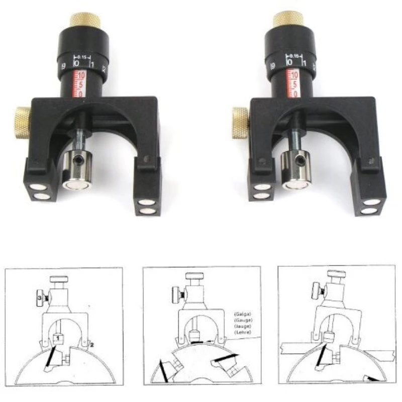 Магнитный строгальный станок, АБС-пластик, для фиксации измерительный прибор для лезвия, 2 шт.