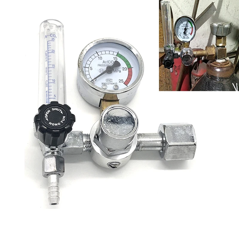 Аргоновый регулятор CO2 Mig Tig расходомер газовый сварочный датчик аргоновый