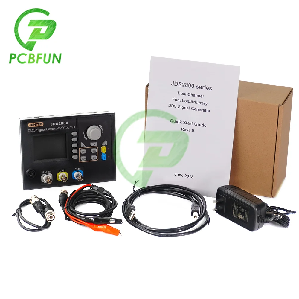 Генератор сигналов DDS JDS2800 60 МГц цифровой двухканальный произвольной формы |