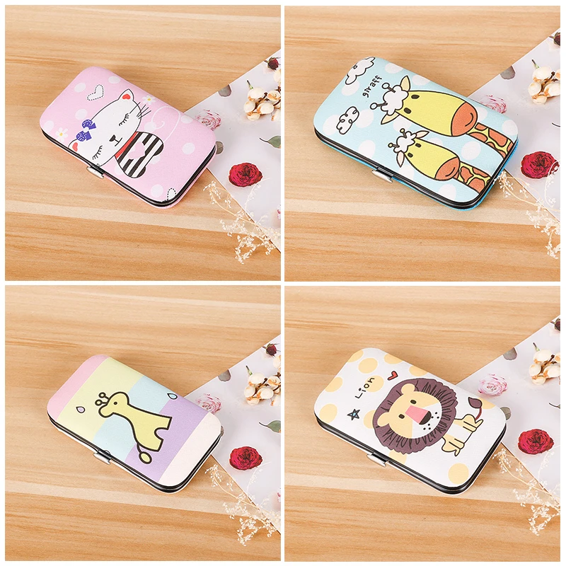 7 шт./компл. милые кусачки для ногтей профессиональные маникюрные педикюрный