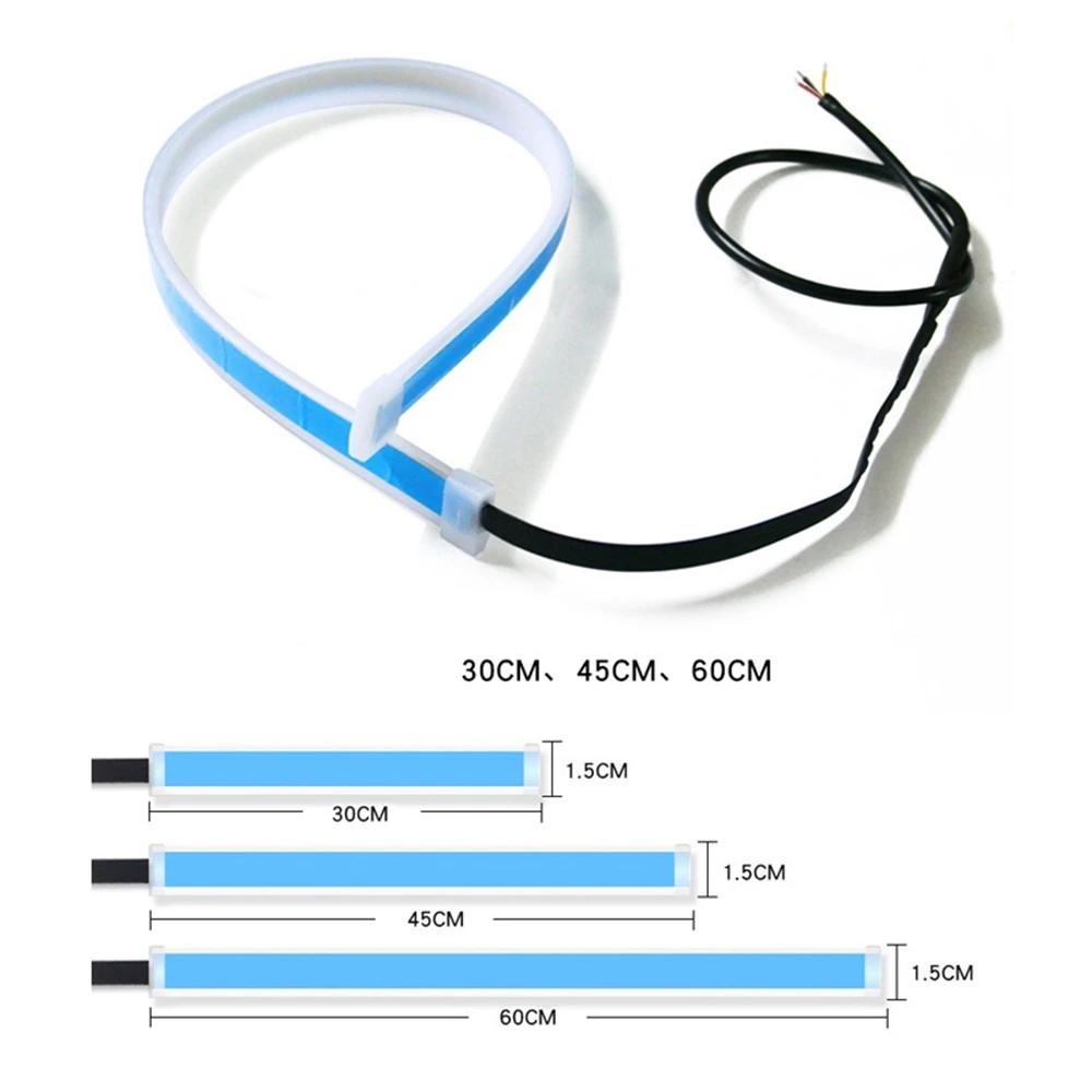 Дневные ходовые огни со светодиодный Ной подсветкой для автомобиля 2 шт. |