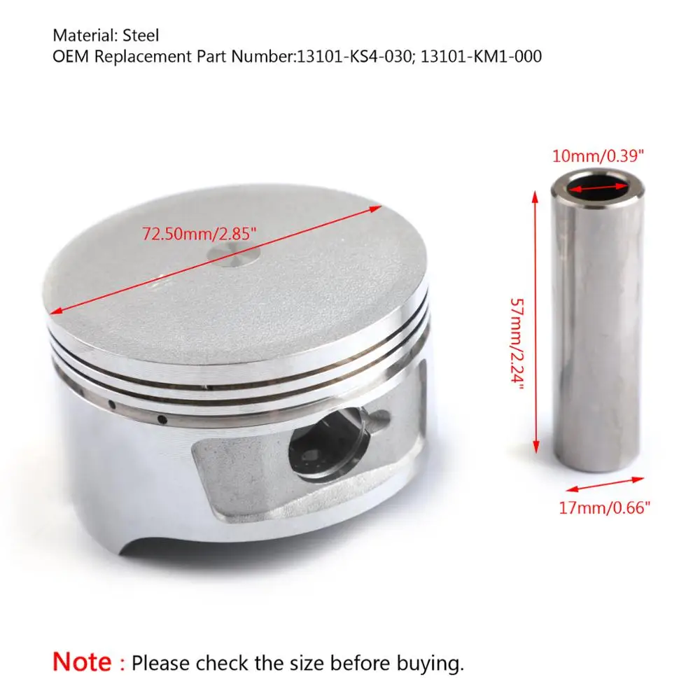Комплект поршневых колец Artudatech для Honda CH250 Elite 1985-1988 CN250 Helix 1986-2007 CH CN 250 запчасти |