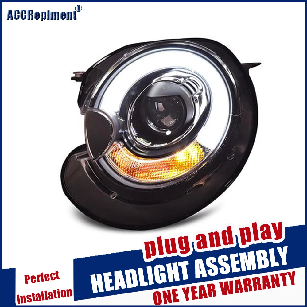 Автомобильный Стайлинг светодиодный налобный фонарь для мини R56 головной