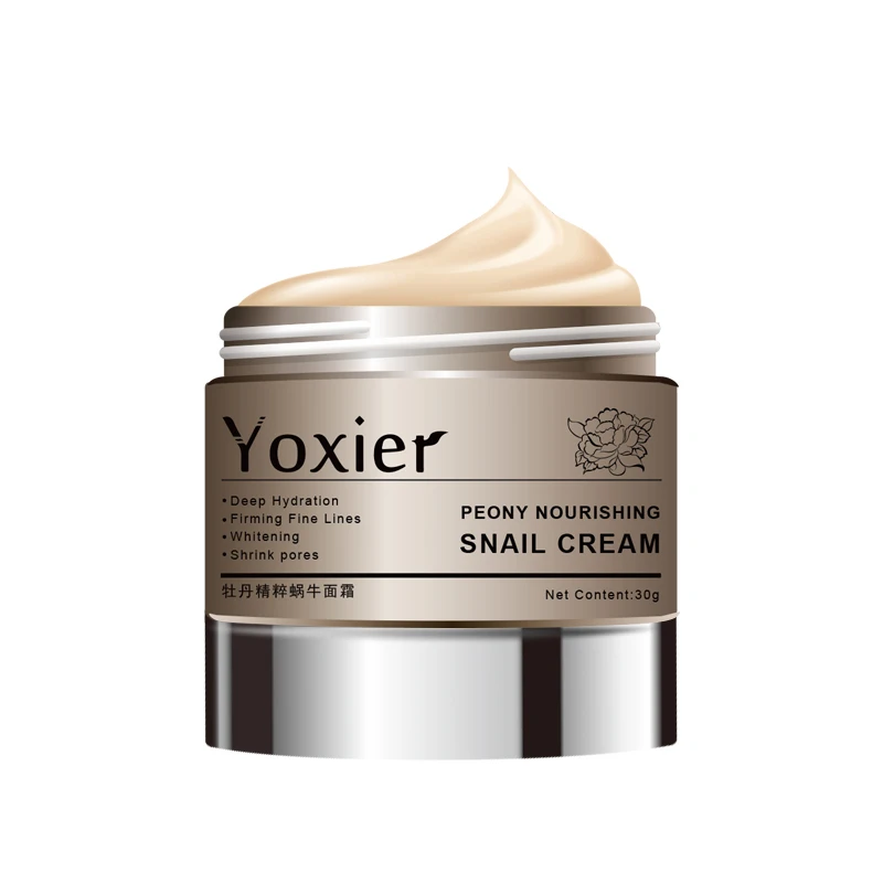 

Yoxier Peony Anti Wrinkle Facial Cream Nourishing Anti Aging Whitening Skin Care Acne Treatment Hyaluronic Acid Snail Cream