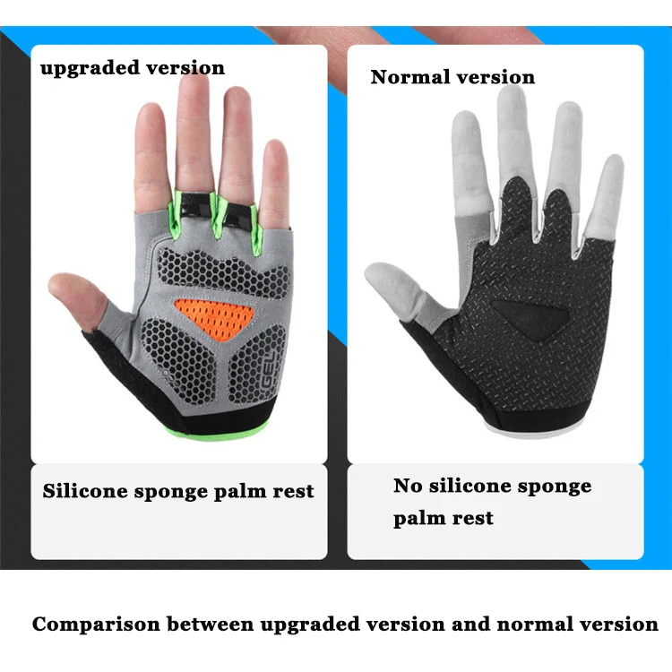 Fishing Gloves Outdoor Sports Sun Protection Half Finger Gloves Fitness Non-Slip Breathable Riding Fishing Gloves Tackle Pesca