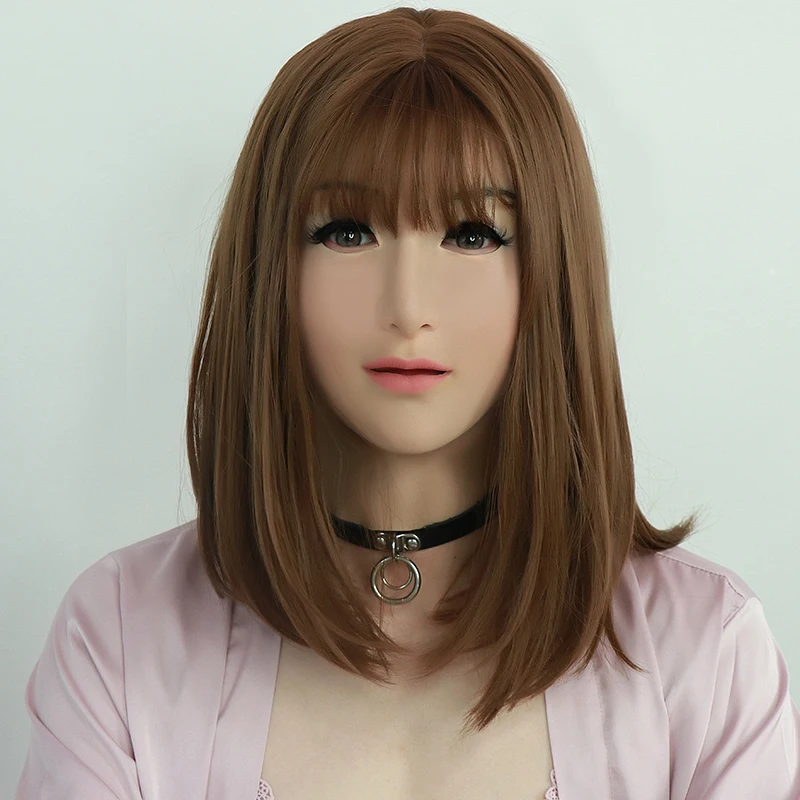 Транссексуал латексная маска с реалистичной кожей Трансвестит силиконовые