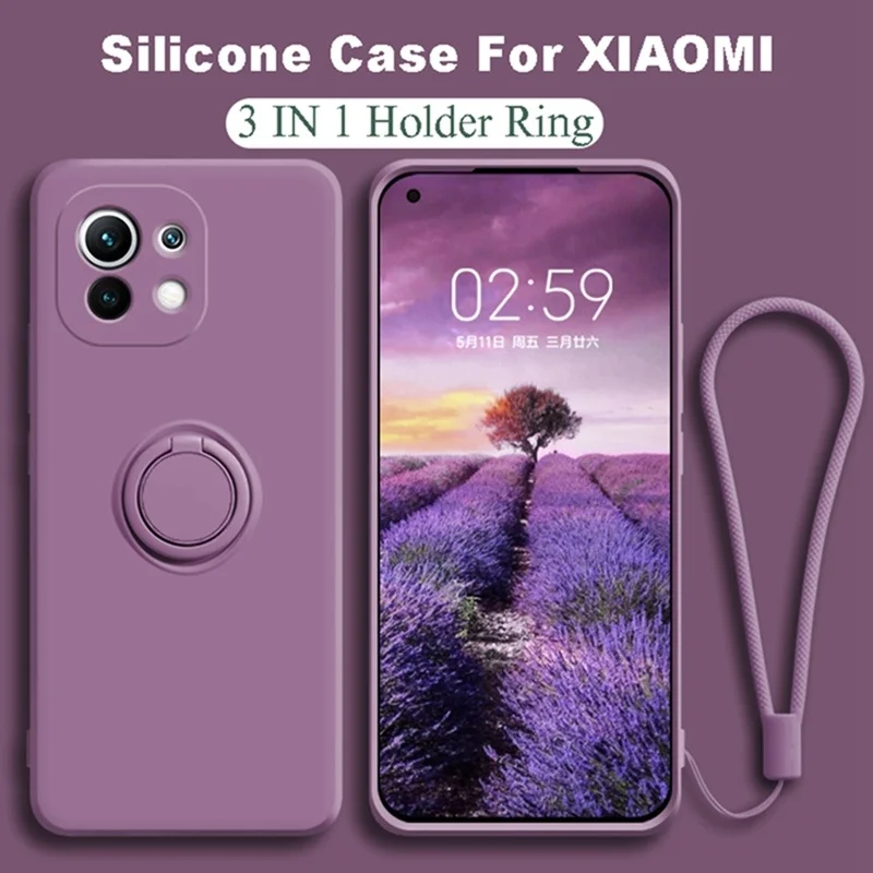 Чехол для Xiaomi Redmi Note 10 9S Pro Max Mi 11 Ultra Note10 Lite K30 7 8 мягкий силиконовый чехол-подставка