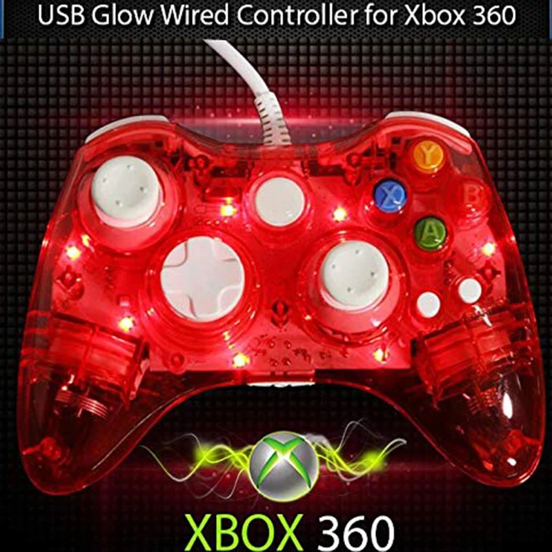 Проводной контроллер Xbox 360 USB проводной геймпад джойстик консолей с двойной