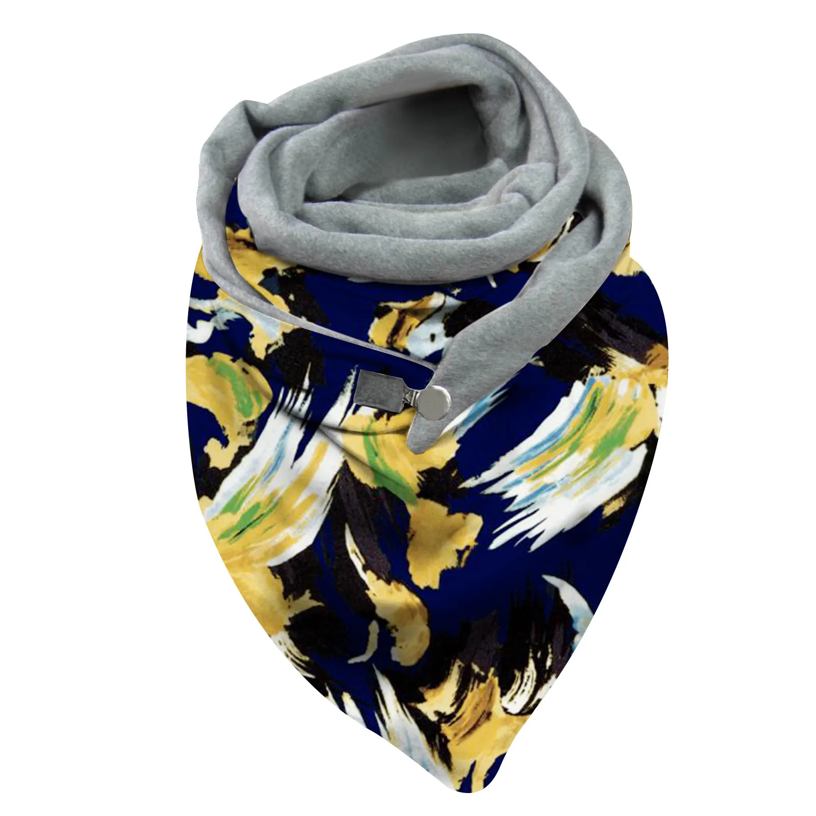 Женский шарф с рождественским принтом модная многофункциональная шаль в стиле