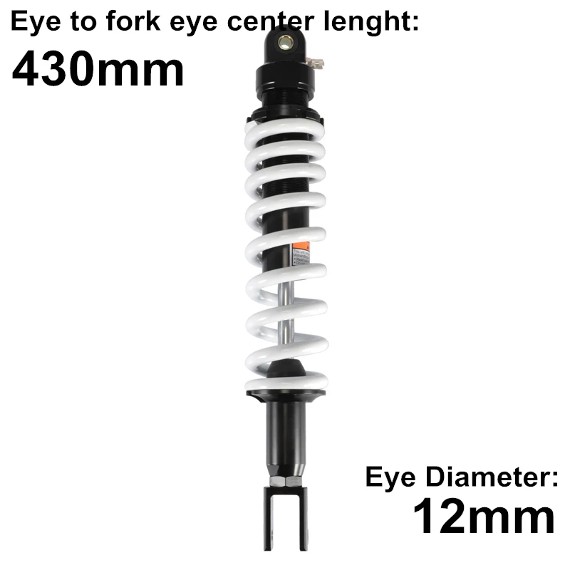 430 мм Бампер Весна мотоцикл Задняя подвеска Воздушный амортизатор амортизаторы