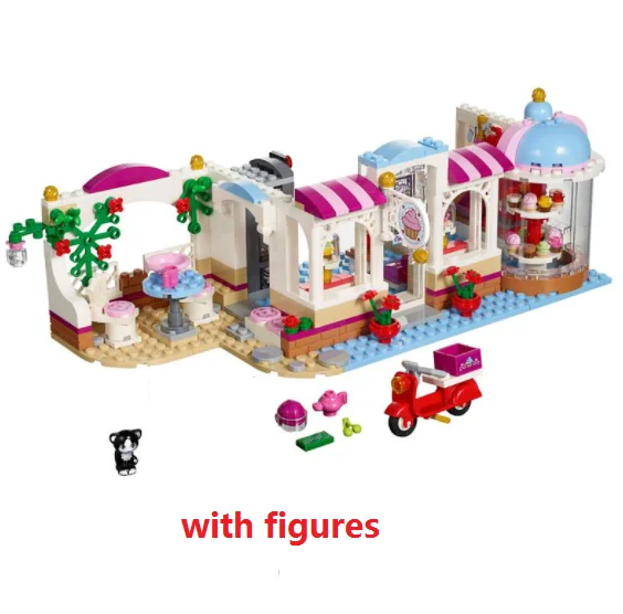 

Friends Heartlake Cupcake Cafe Building Blocks Set Model Bricks Children Toys 41119 Gifts Friends for Girls Kids 10496 01031