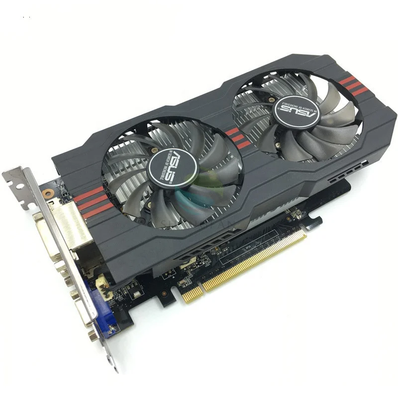For ASUS Graphics Card GTX 750 Ti 2GB 128Bit GDDR5 Video Cards for nVIDIA GTX 750Ti Used VGA Cards used original asus gtx650 gpu graphics card 1gb gddr5 128bit vga card for nvidia pc gaming stronger than gt630 gt730