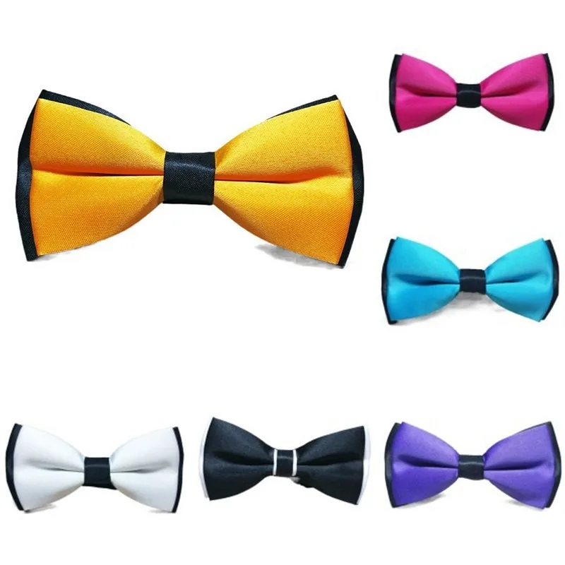 

Adult Bowties Mens Striped Yellow Rose Blue Butterfly Children Fashion Classic Ties Adjustable Candy Color Bow Tie