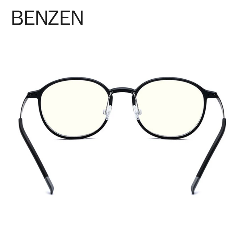 New Blue Light Blocking Glasses Anti Blue Ray Glasses Computer Glasses Blue Light Proof Spectacle Frame Tr90 Frame Metal Legs