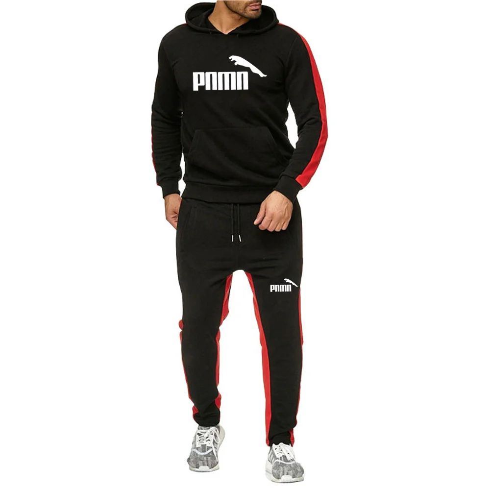 Мужская спортивная одежда с прострочкой осень зима 2020 Модные мужские спортивные