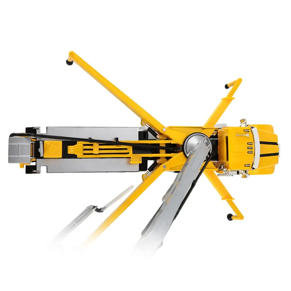 Литый под давлением бетононасос из сплава грузовик 1:55 80 см Складная труба 4