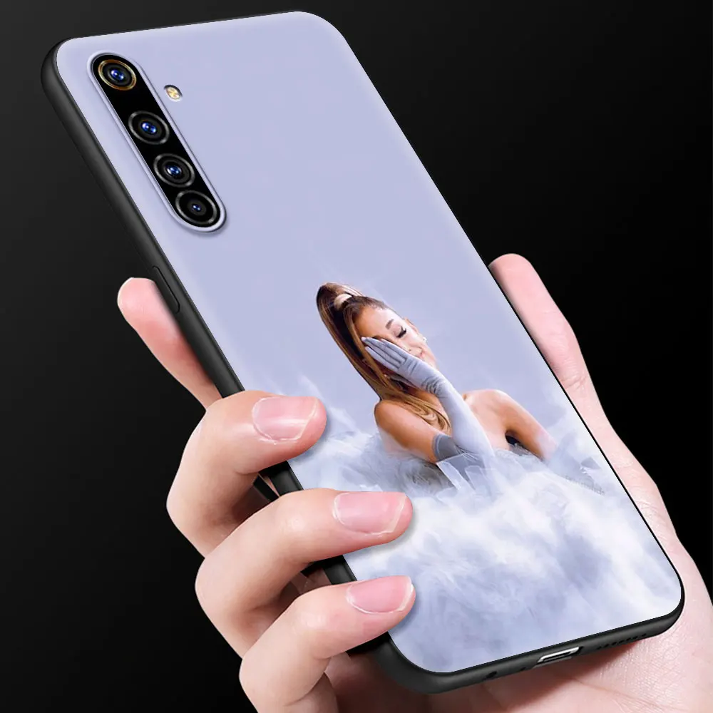 ariana g grande shockproof case for realme c3 8 pro bag fundas silicone soft black cover for realme 6 7 pro c21 shell coque tpu free global shipping
