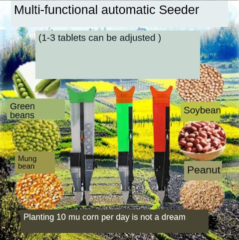 Seeder Corn Soybean Peanut Wheat Mung Bean Seeder Portable Seeding Tool