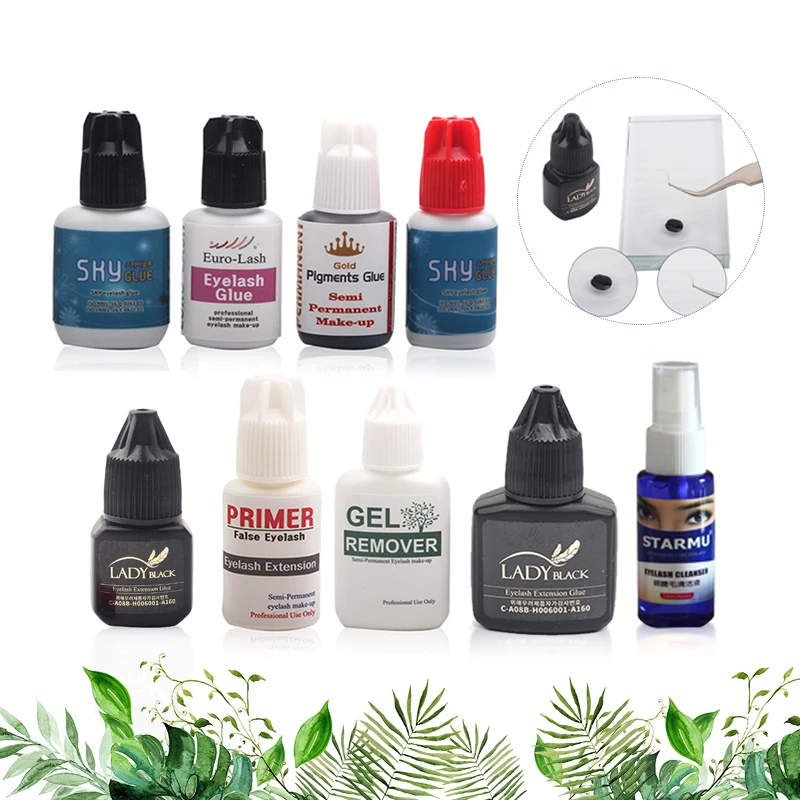 Клей для наращивания ресниц 1 флакон 6 недель быстрая сушка 3 4 сек клей