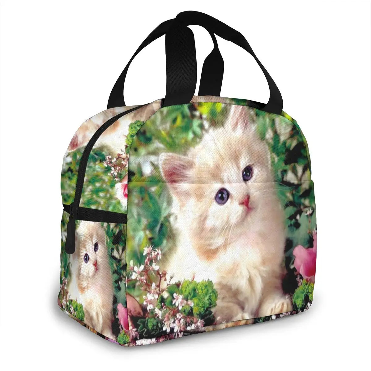 Бесшумные конструкции новые сумки для обедов Термосумка портативная кошки