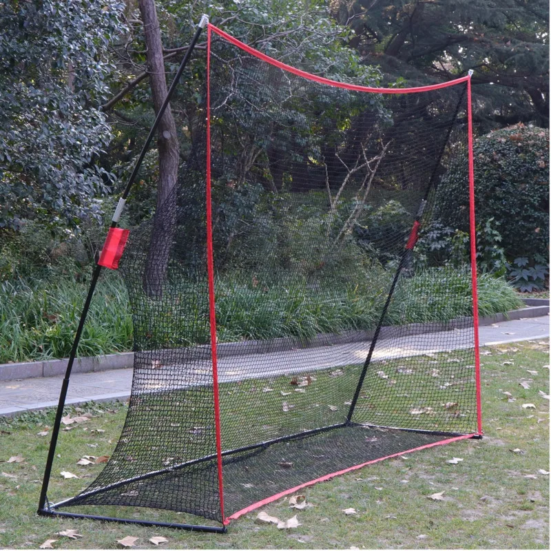 Satılık Taşınabilir 10x7ft Golf Pratik Vuruş Salıncak Naylon Net Kapalı Açık Ayrılabilir Golf Kafesi Eğitim Yardımları Taşıma çantası Ile HW264