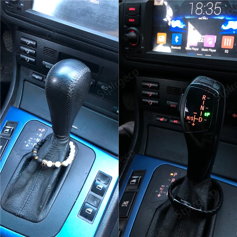 Светодиодный ручка переключения передач автоматического для BMW 3 серии E46 E90 E91 E92