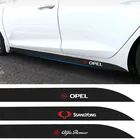 Наклейки на пороги автомобильной двери и боковой юбки, полосатые наклейки для кузова Mercedes Benzs W211 W203 W204 W210 W124 AMG W202 W212 W205 W176, 2 шт.