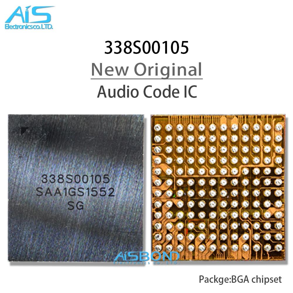 

5pcs 100% Original new U3101 338S00105 Big large Audio IC for iPhone 7 7P 7 Plus ring code IC chip