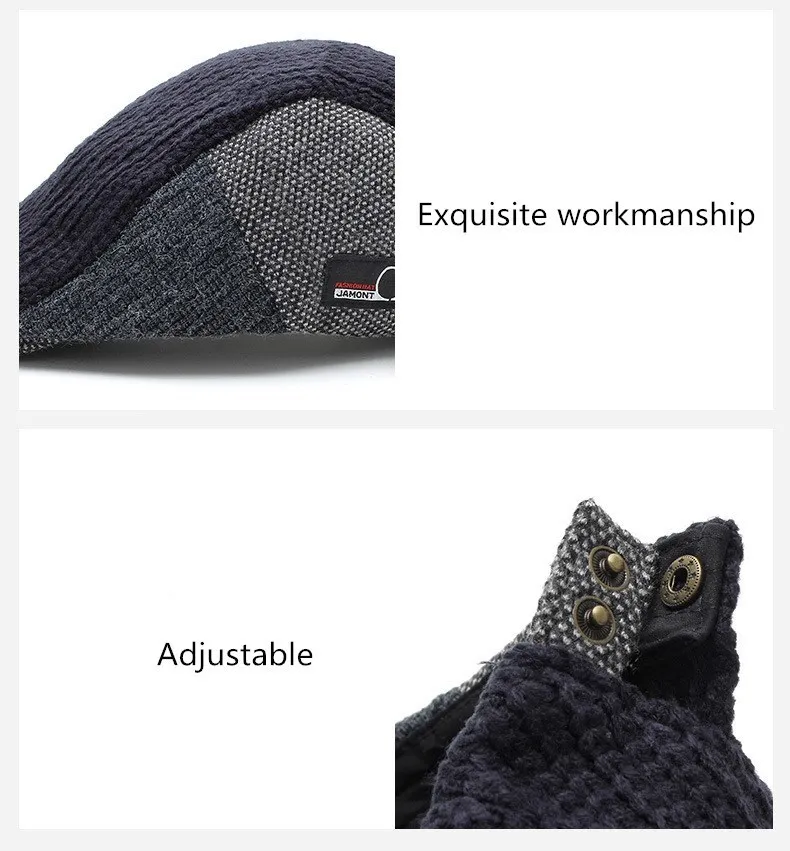 Регулируемый берет Кепки s на открытом воздухе для Для мужчин Вязание дышащий