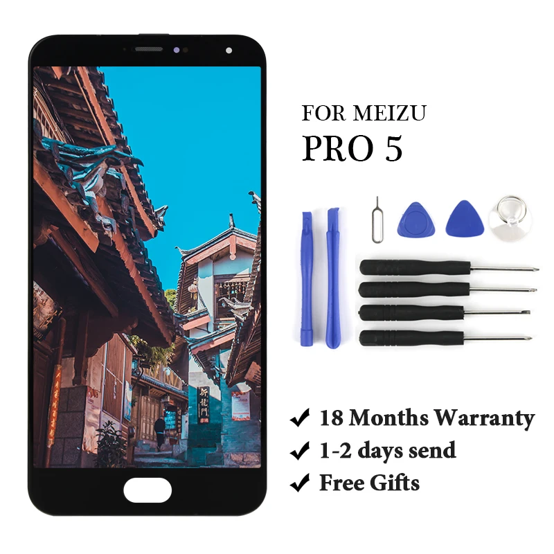 5 7 &quotНовый ЖК-дисплей для Meizu Pro Pro5 кодирующий преобразователь сенсорного экрана