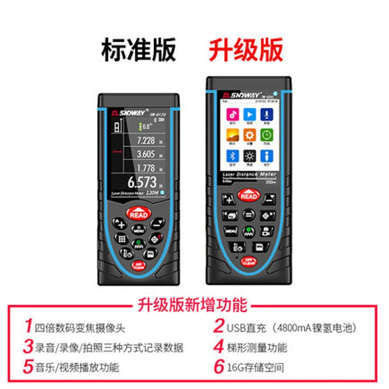 

Outdoor laser rangefinder Long-distance infrared measuring instrument Handheld high-precision charging electronic ruler