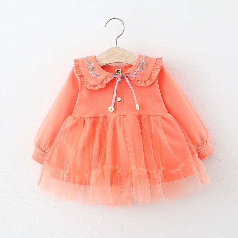 Платье принцессы для девочек коллекция 2020 года сезон весна Сетчатое платье в