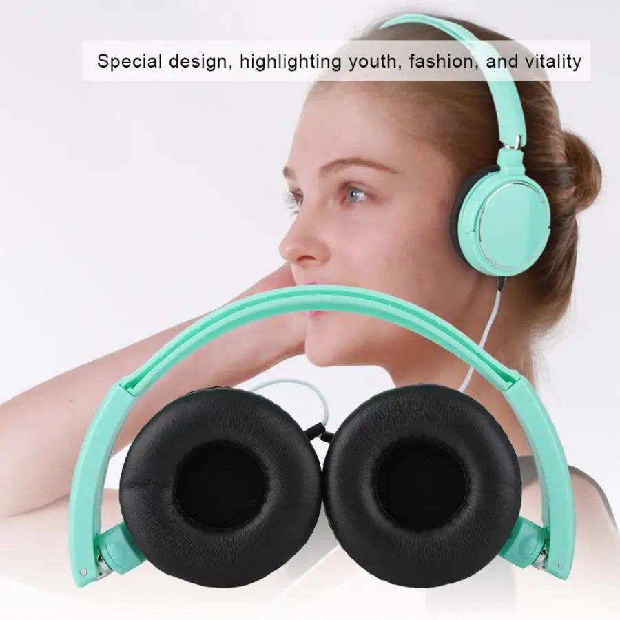 Проводная объемная стереоскопическая гарнитура с 3D звуком складные музыкальные