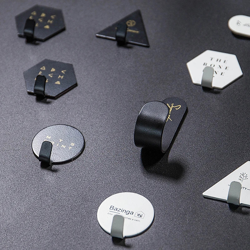 Креативный крепкий клей кованый железный маленький крючок для пальто настенный