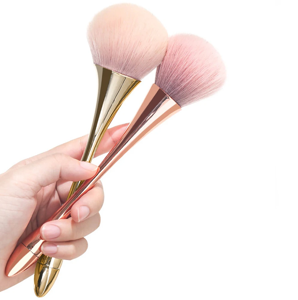 

Free Shipping Pink Bristles Xiaoman Waist New Loose Powder Makeup Brush Super Large Single Spot Goblet Blush Brush Beauty Tool