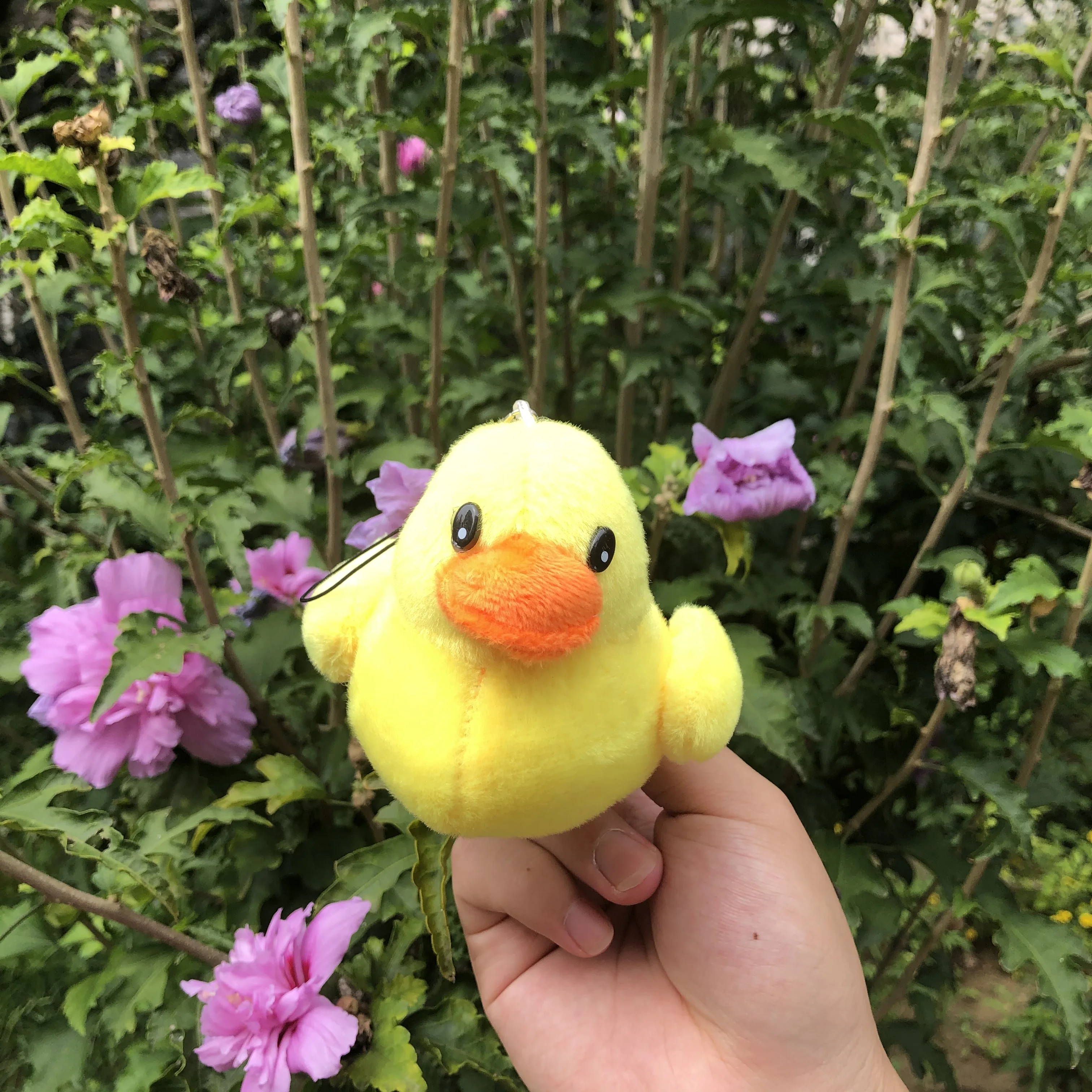 

9cm Cute Yellow Duck Plush Toys Keychain Soft Stuffed Animals Dolls Toy for Kids Children Baby Girls Christmas Gifts