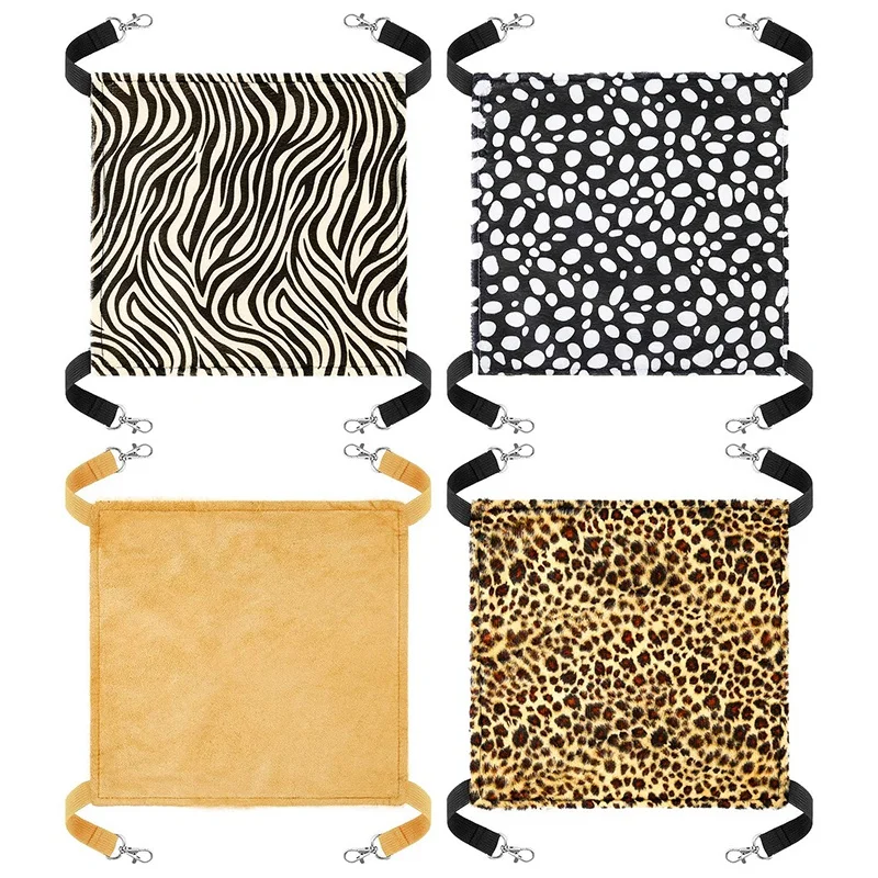 

4 Pack Small Animal Hammock Pet Sleeping Cage Accessories Ferret, Chinchilla, Puppies And Other Small Animal Toys