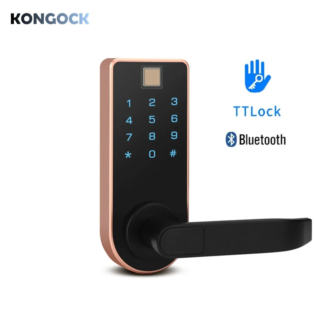 Электронный дверной замок с цифровым паролем, Bluetooth, приложение TTlock, защита от кражи, для отелей, квартир
