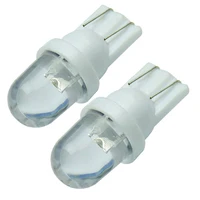 10pcsset white led light bulb 12v 194 168 158 5w 6500k side car auto wedge dashboard headlight accessories high performance