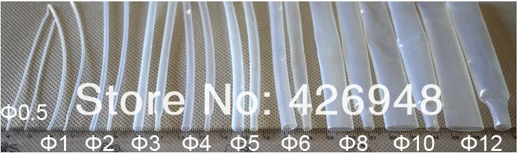 10 мм Диаметр PTFE термоусадочная трубка, F4 термоусадочные трубки, термоусадочная, polytef машина для термоусадочной шланг pipeTransparent