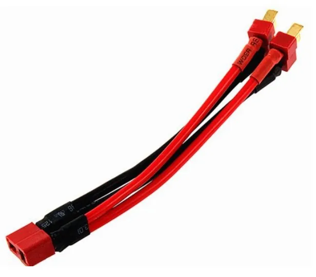 T-Plug Y жгут проводов мама-папа T вилка параллельный аккумулятор соединительный кабель