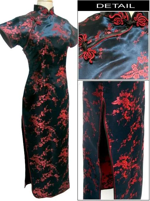 Золотое традиционное китайское платье Женская атласная длинная Cheongsam Qipao одежда размера плюс S M L XL XXL XXXL 4XL 5XL 6XL J3081
