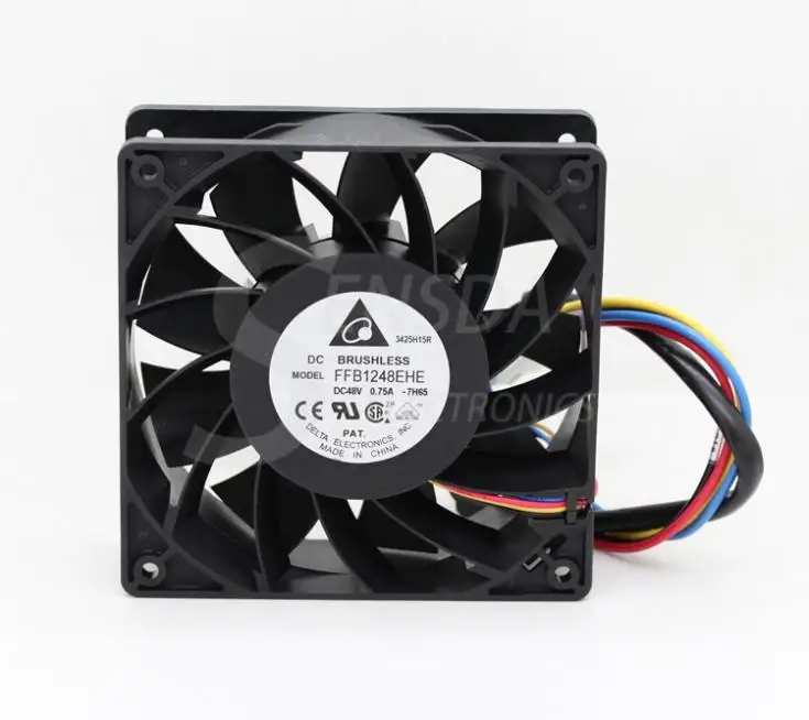 Для delta FFB1248EHE 12 см 120 мм 12038 DC 48V 0.75A 4-контактный pwm сервера индустриальный осевой инвертор охлаждающими вентиляторами