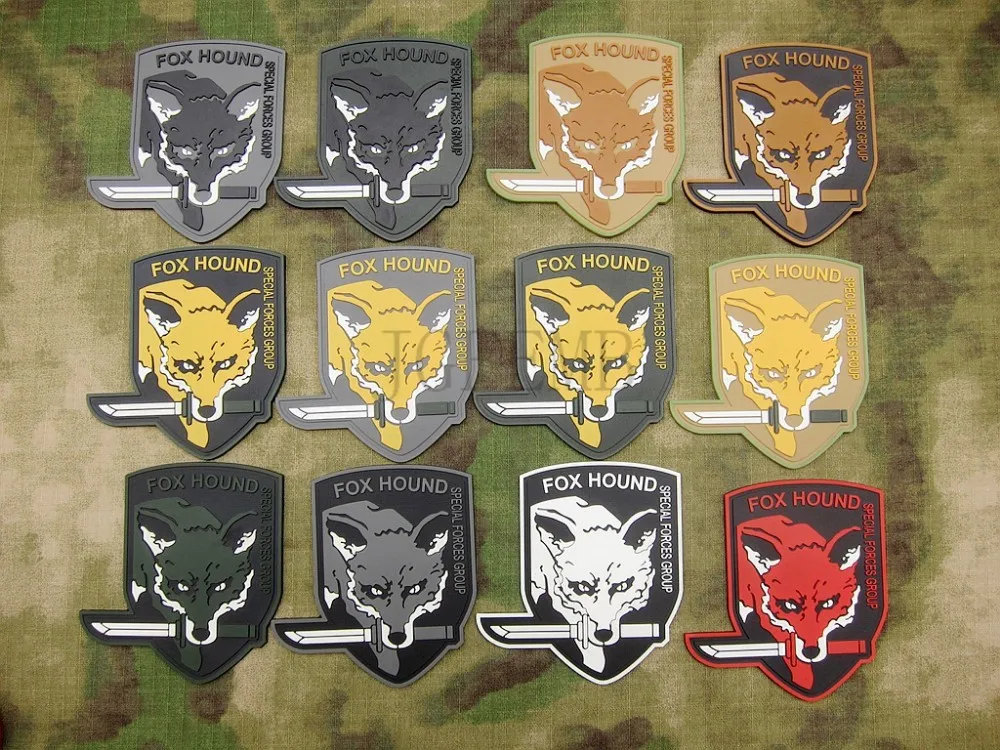 MGS FOXHOUND группа специального назначения 3D ПВХ патч