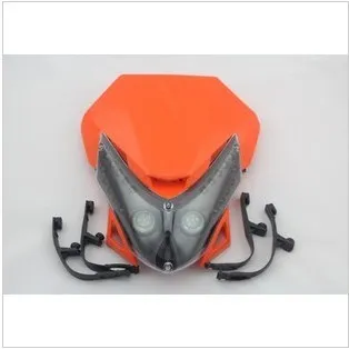 Светодиодный polissport MX Кроссовый 50cc 110cc 125cc 150cc Пита обезьяна Байк прочная фара в сборе передняя фара