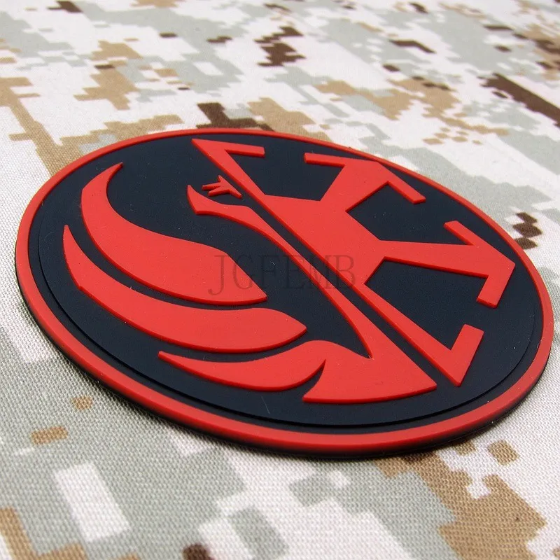Красный ордена Джедаев Insignia Old Republic Логотип 3D ПВХ патч PB1469