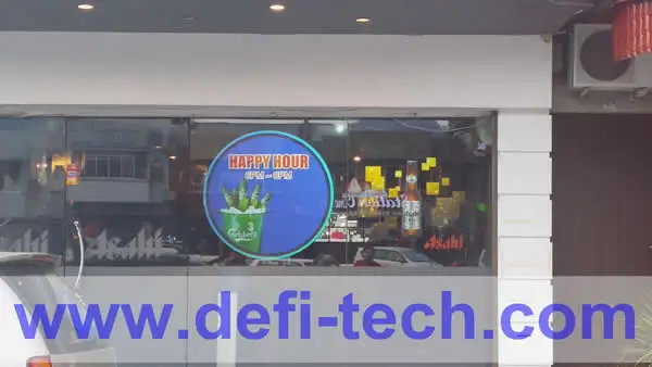 DfLabs Клейкая прозрачная задняя проекционная пленка/фольга для торгового центра, рекламы, образования, магазина, банка